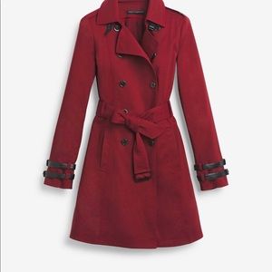 White House Black Market Double-breasted Trench